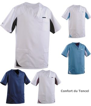 Tunique Homme Sandro, Poche poitrine, Poches côté, Confort du Tencel®