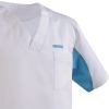 Tunique à enfiler homme Blanc et Turquoise