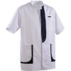 Tunique Homme Col officier 3 Poches Blanc et Marine