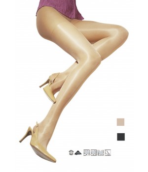 Collants nacrés, polyamide, élasthanne, 14 Deniers Collants nacrés, polyamide, élasthanne, 14 Deniers