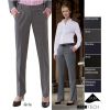 Pantalon femme chic, coupe droite, 2 poches avant