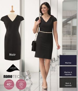 robe fourreau decollete v