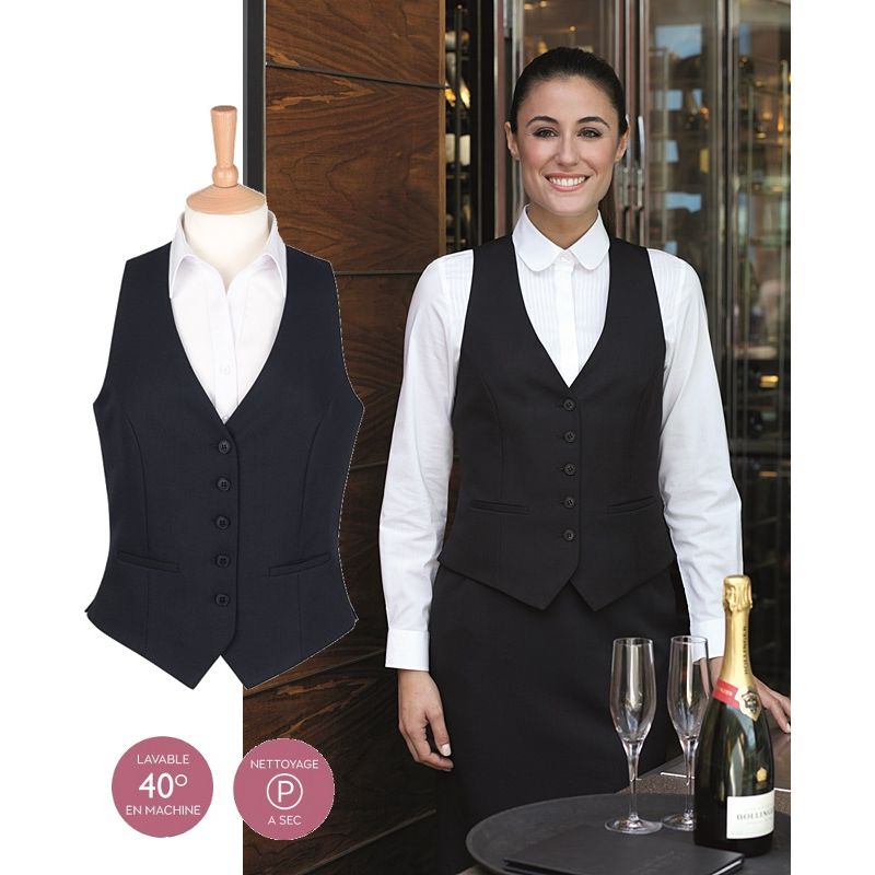 gilet barman femme la redoute