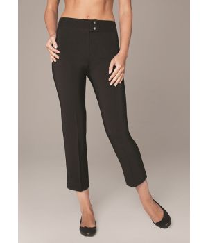 Pantalon 7/8 esthéticienne Bi-stretch Noir 