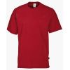 tee-shirt travail col rond rouge