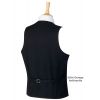 Gilet costume femme Ajustable au dos Anthracite