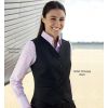 Gilet costume femme Ajustable au dos Noir