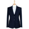 Veste ensemble ville femme 2 boutons Bleu marine