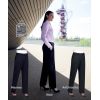 Pantalon femme, Jambe droite, 2 poches latérales, Polyester et Viscose