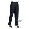 Pantalon tailleur femme coupe droite Anthracite