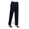 Pantalon femme tailleur jambe droite Bleu marine