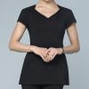 Blouse esthéticienne Spa Bi-stretch Noir