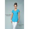 Blouse esthéticienne Spa bi-stretch Bleu Turquoise