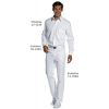 Chemise blanche manches longues avec pantalon blanc