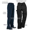 Pantalon travail femme, PolyCoton, Poches avec fermeture zip