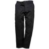 Pantalon noir de travail femme, élastiqué à la ceinture