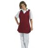 Tablier chasuble col V Bordeaux