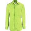 Chemise manche longue Stretch Vert pomme