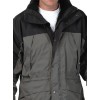 parka de travail  homme Gris Noir 