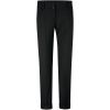 Pantalon Femme Taille basse Coupe cigarette Bi-stretch Noir