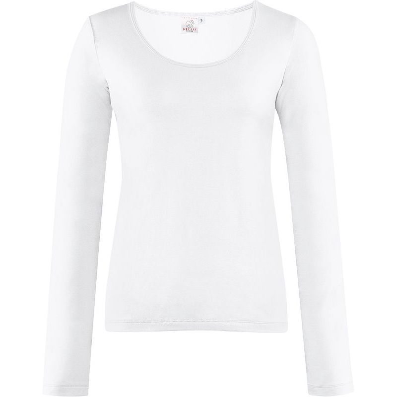 Stretch Qualité Coton Et FemmeManches De T Shirt LonguesConfort n0OPNwk8X