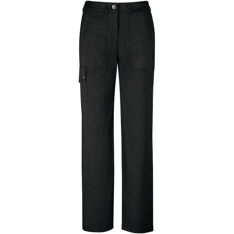 Pantalon femme confort noir, Taille 50, Coupe droite ...