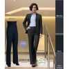Pantalon Femme, Noir: Tailles 34 et 42, Coupe Classique, résistance, fluidité et élégance.