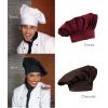 Toque chef cuisinier, Fermeture facile par velcro, Taille ajustable, Fabriqué en Allemagne