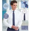 Chemise homme manches longues, Coupe Slim, Boutons de manchettes en soie