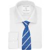 Chemise blancjhe homme Manche longue Tissu à chevrons