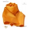 Foulard Femme 100% Soie, Orange, Doux au toucher, 20 x 160 cm
