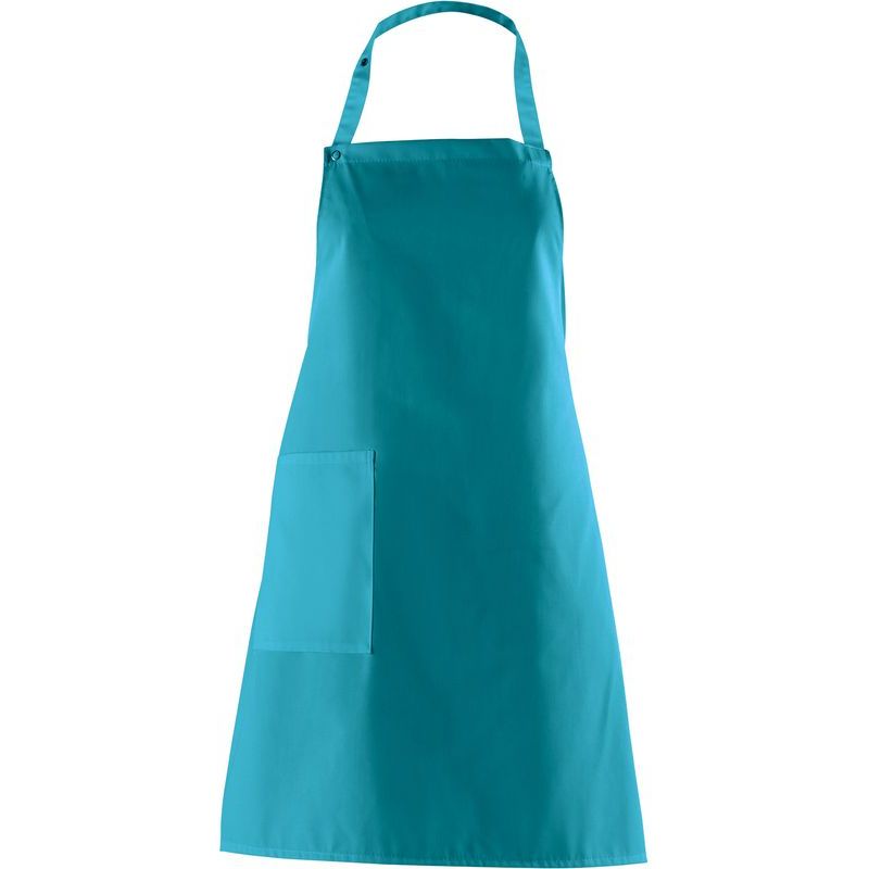 Tablier de chef frikandel / tablier de cuisine turquoise pour