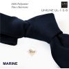 Cravate Bleu marine, 100% Polyester, 8,5 x 155 cm, Protection anti-tache