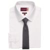 Chemise Homme Chic Manche longue Slim Poignet 2 boutons Blanc