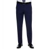 Pantalon Ville Homme Slim Sans pince Bleu marine