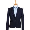 Veste tailleur Femme Courte Slim 1 bouton 4 poches Marine