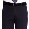 Pantalon Homme, Coupe Slim, Sans pinces, Marine