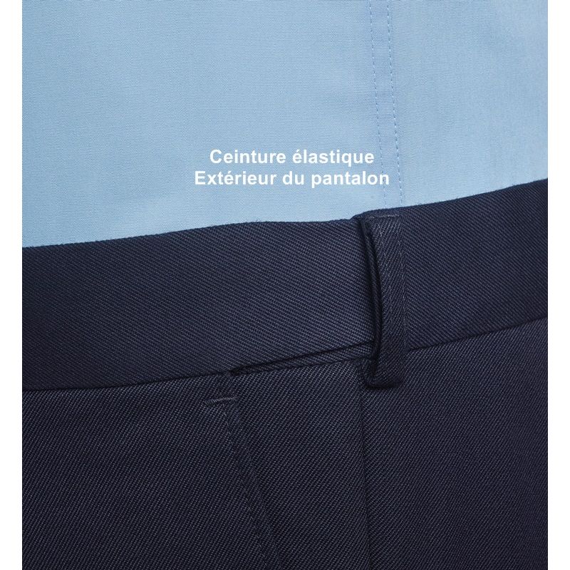 Pantalon ceinture réglable polylaine extensible - Pantalon 