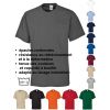 T-shirt femme et homme, manche courte, peut bouillir, résistant au chlore