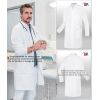 Blouse blanche médicale homme, Lavage des mains facilité, Manches longues