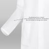 Blouse blanche homme Lavage des mains facilité Manche longue