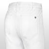 Pantalon Blanc Chino femme 4 poches près du corps