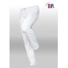 Jean de travail blanc homme 5 poches Stretch Rivets Surpiqûre