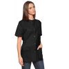 Blouse femme martingale de cintrage Noire