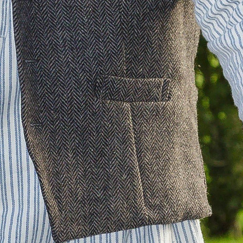 gilet tweed homme vintage