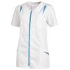 Blouse médicale courte pour femme, Fermeture à glissière couleur