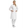 Blouse longue médecin Boutons sous patte 100% coton