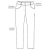 Pantalon Blanc Femme 3 longueurs d'entrejambe du 34 au 56