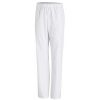 Pantalon taille élastique unisexe Blanc Adapté lavage industriel