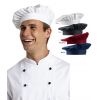 Toque chef, Coiffe de cuisinier avec bande élastique, Taille universelle